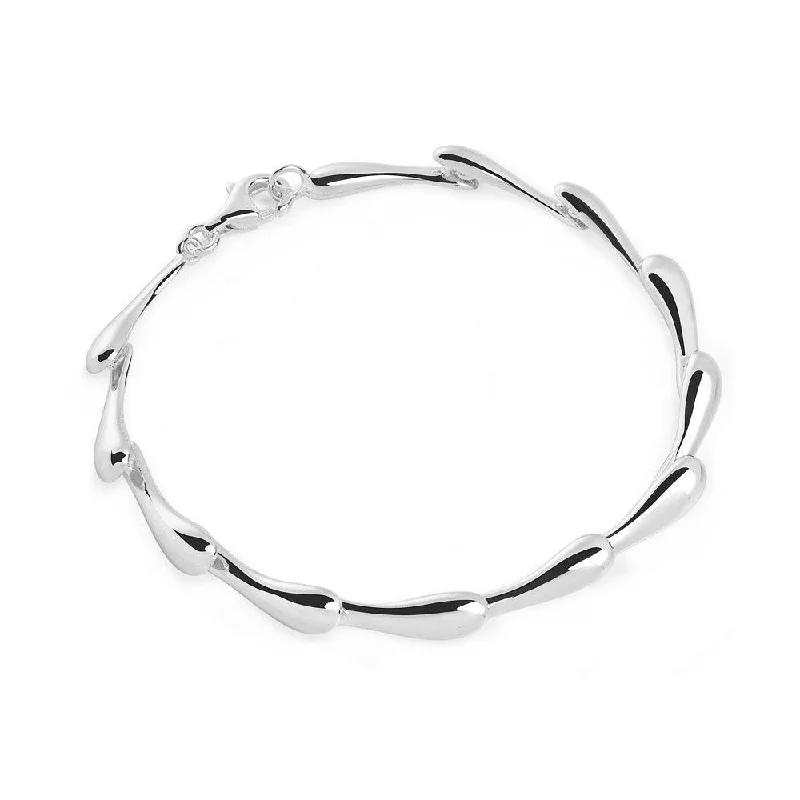 adjustable bracelet with engraved word charm-Lucy Q Eternal Drop Bracelet