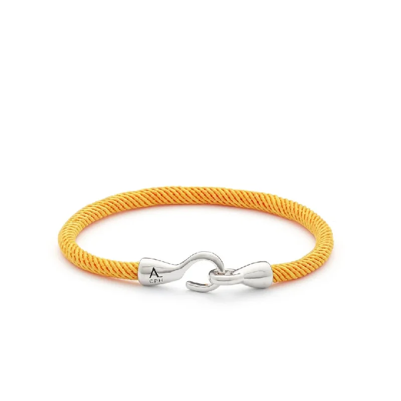 unique bracelet with family crest charm-Maritime Yellow