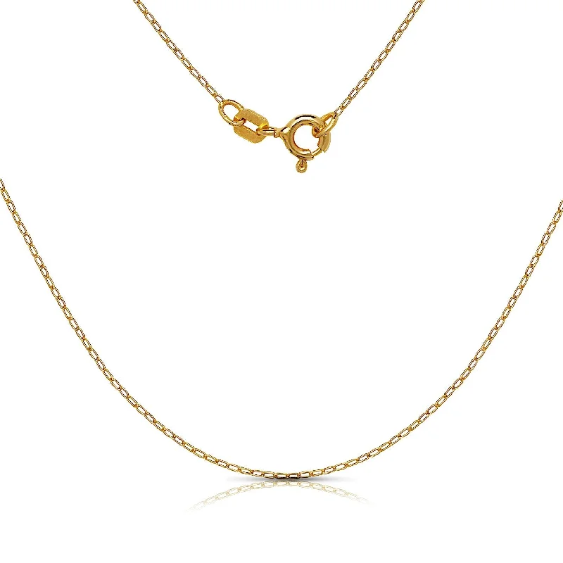 personalized couple’s pendant necklace -Curata 14k Yellow Gold 18" Bold Polished Peace Sign Necklace