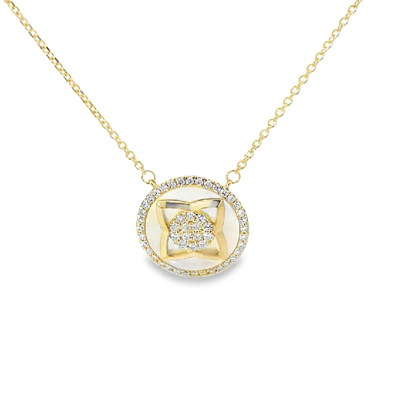 gold letter pendant necklace -Diamonds Necklace