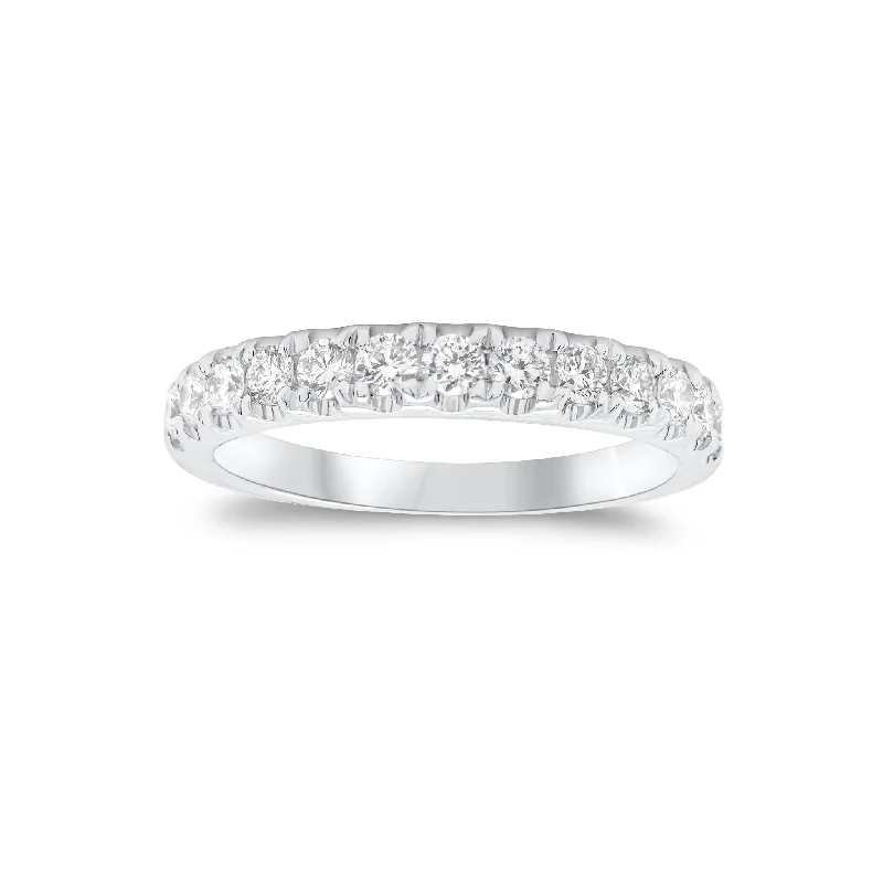 women’s wedding bands with diamonds for couples-0.50 ct Diamond Wedding Band