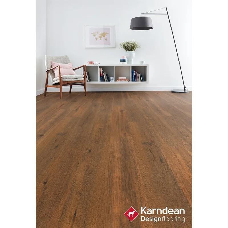 custom platinum wedding rings with diamonds and rubies-Canaletto by Karndean Designflooring - Nut Shell Oak Pet Friendly, Waterproof Locking LVT