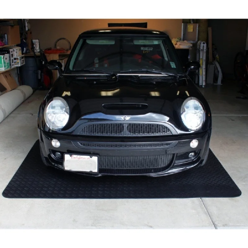 men’s wedding rings with custom engraving-Mats Inc. Black Garage Floor Protection Utility Mat