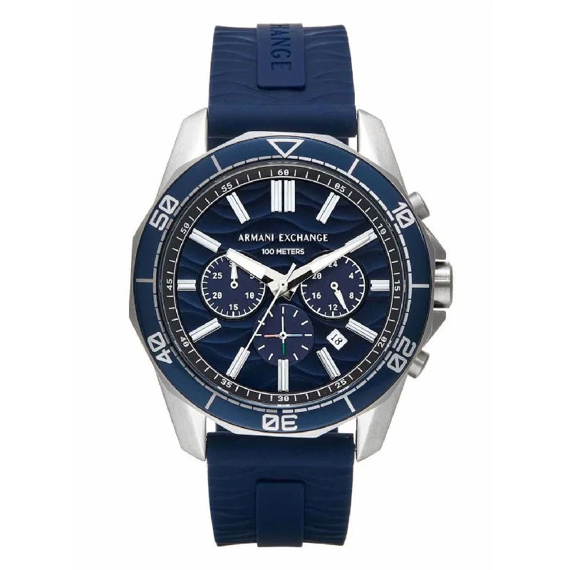 watches for men with intricate dial designs and metal bands -ARMANI EXCHANGE AX1960 Spencer Chronograph Watch for Men