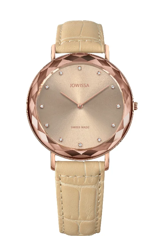 women’s watches with simple and elegant designs -Aura Swiss Ladies Watch J5.565.L