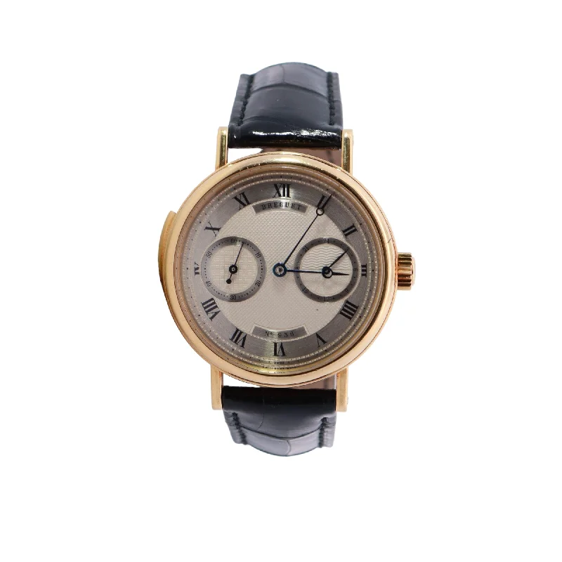 women's watches with sparkling crystals and elegant faces -Breguet Minute Repeater 36mm Silver Dial Watch Ref# 	3637BA/12/986