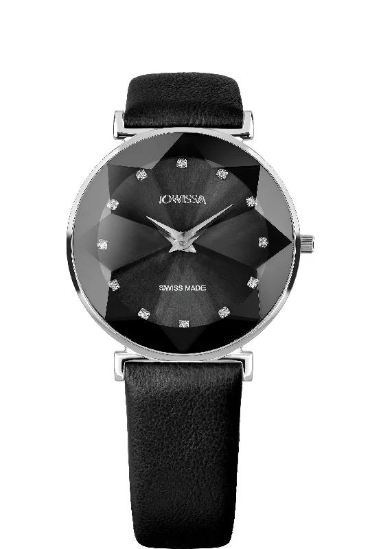 smartwatches with stress level tracking for women -Facet Swiss Ladies Watch J5.554.L