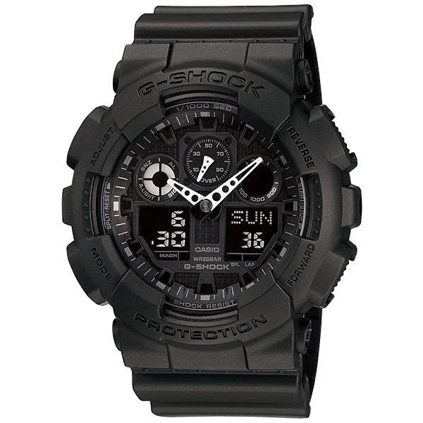 high-tech sport watches for men with step counter and GPS -GA100-1A1