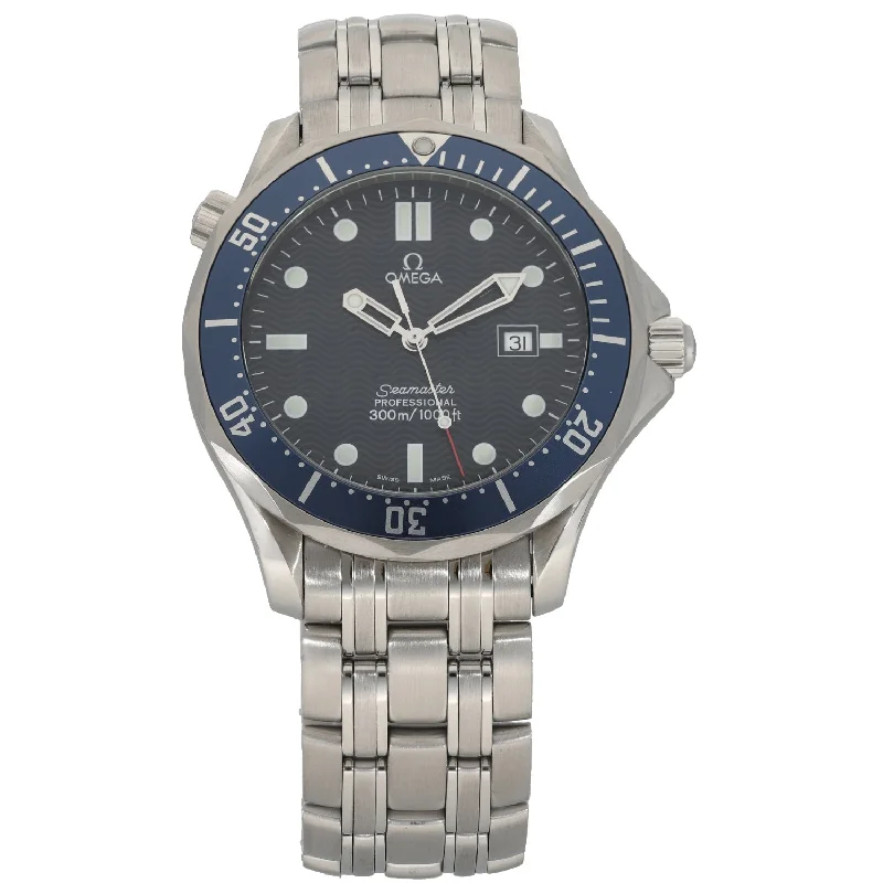 classic sport watches for men with durable rubber straps -Omega Seamaster 2541.80.00 41mm Stainless Steel Watch