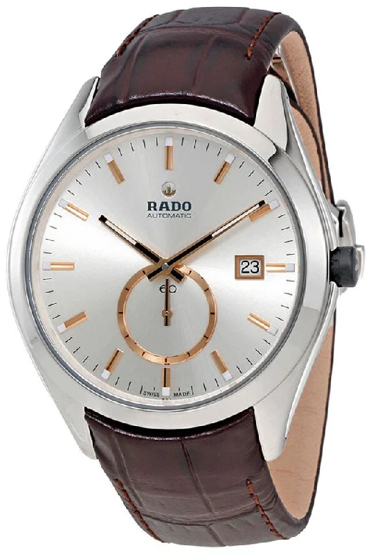 women's watches with minimalist dials and leather straps -Rado HyperChrome Ceramic Mens Watch Calendar Sapphire Crystal Automatic R32025115