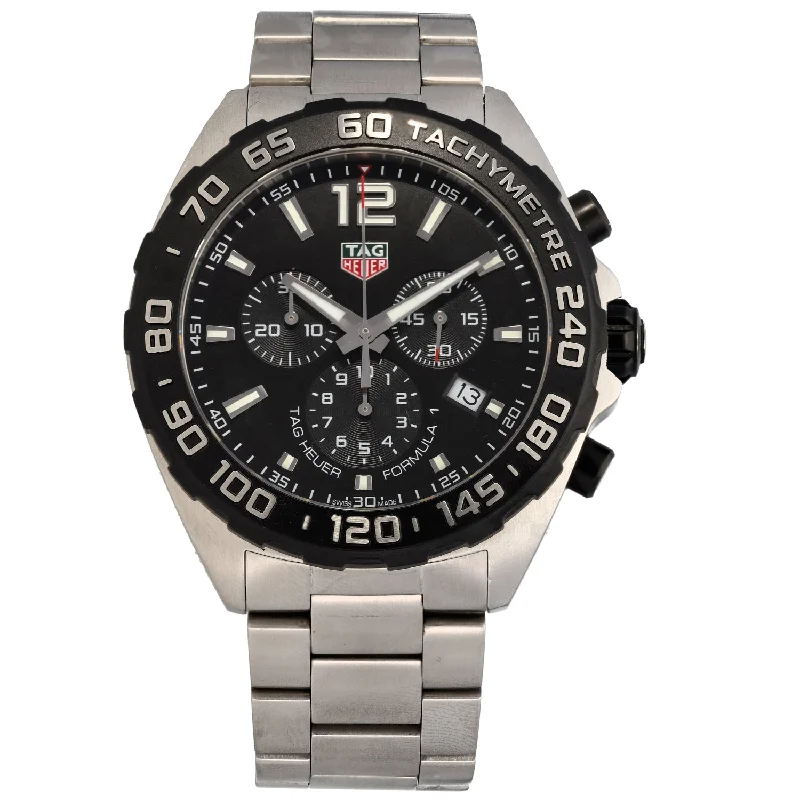 women’s watches with slim profile and modern design -Tag Heuer Formula 1 CAZ1010 43mm Stainless Steel Watch