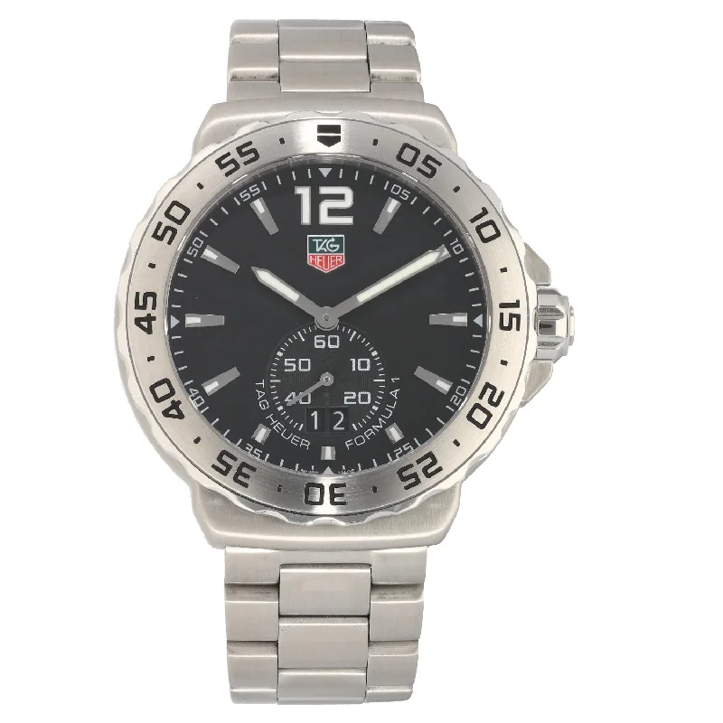 affordable men’s watches with modern design and features -Tag Heuer Formula 1 WAU1112 42mm Stainless Steel Watch