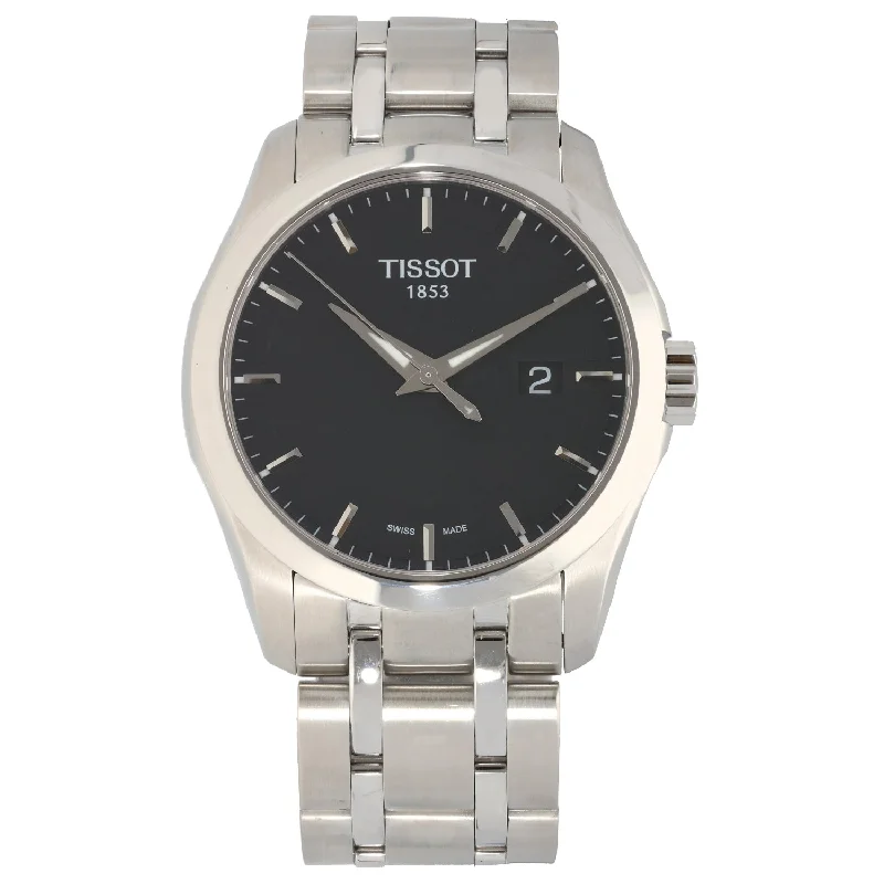 luxury watches for men with refined designs and high-quality materials -Tissot Couturier T035410 A 39mm Stainless Steel Watch